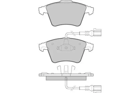 Brake Pad Set, disc brake (12-1134)