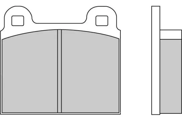 Brake Pad Set, disc brake (12-0082)
