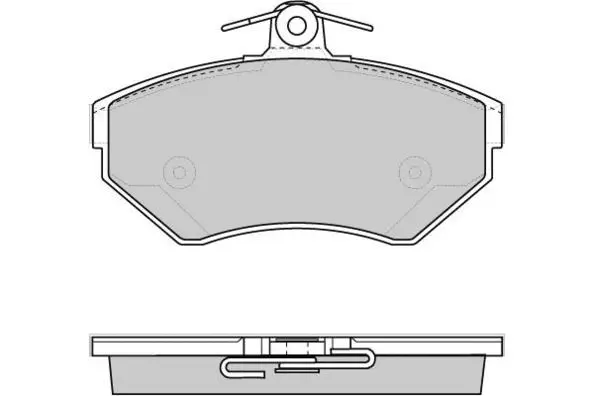 Brake Pad Set, disc brake (12-0730)