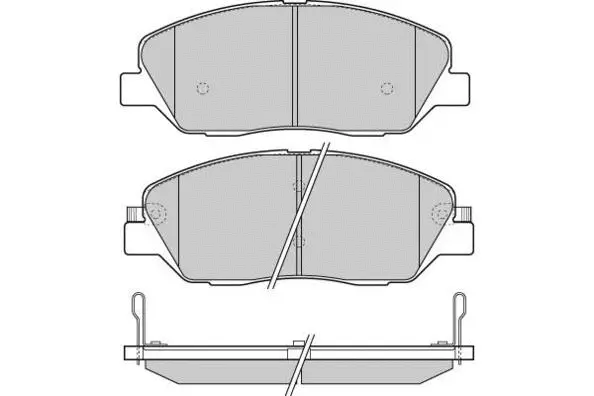 Brake Pad Set, disc brake (12-1313)
