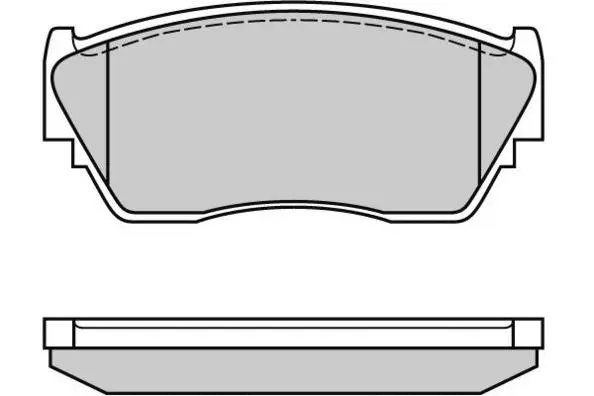 Brake Pad Set, disc brake (12-1125)