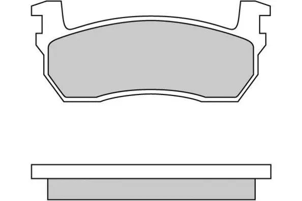 Brake Pad Set, disc brake (12-0259)