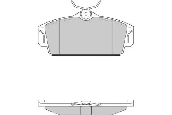 Brake Pad Set, disc brake (12-0862)
