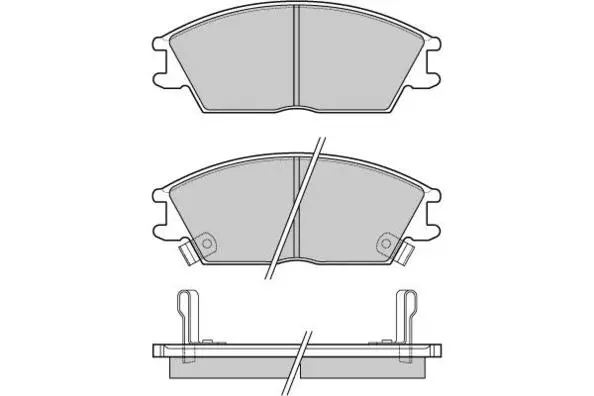 Brake Pad Set, disc brake (12-0293)