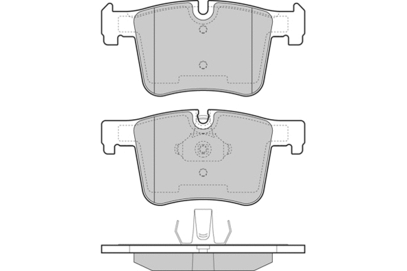 Brake Pad Set, disc brake (12-1453)