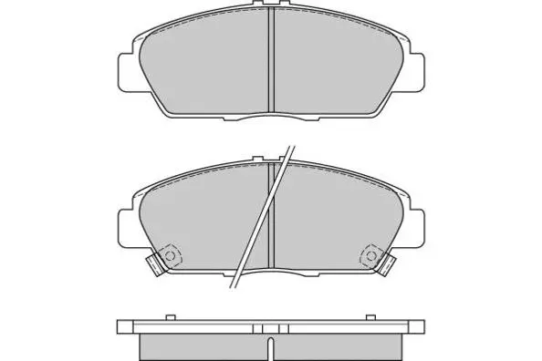Brake Pad Set, disc brake (12-0621)