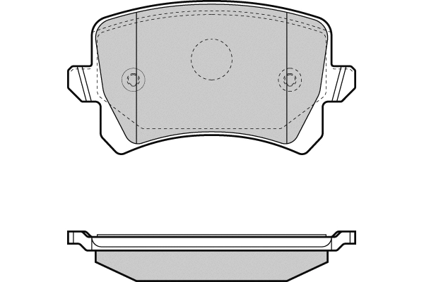 Brake Pad Set, disc brake (12-1366)