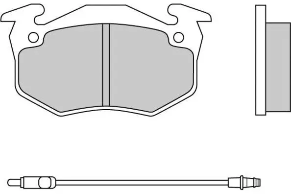 Brake Pad Set, disc brake (12-0229)