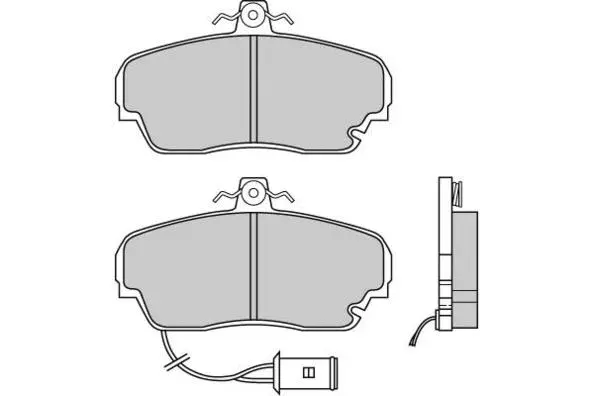 Brake Pad Set, disc brake (12-0394)