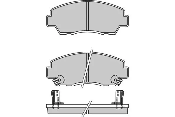 Brake Pad Set, disc brake (12-0326)