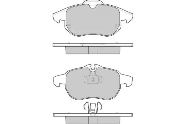 Brake Pad Set, disc brake (12-1014)