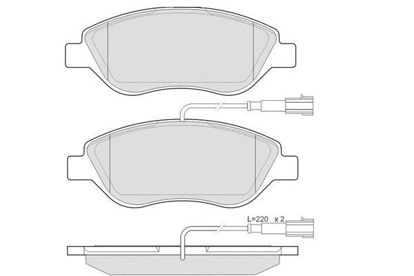 Brake Pad Set, disc brake (12-1507)