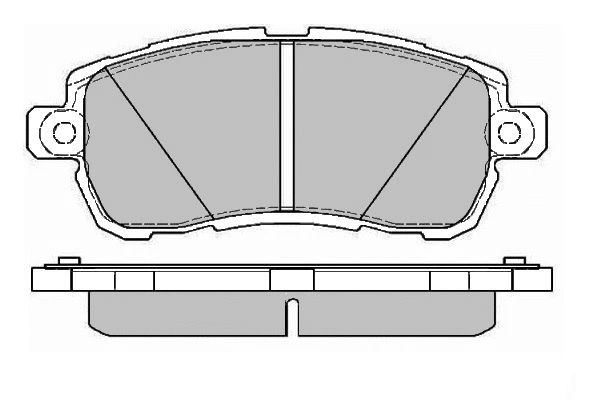 Brake Pad Set, disc brake (12-1711)