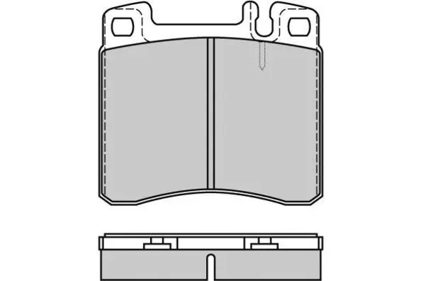 Brake Pad Set, disc brake (12-0662)