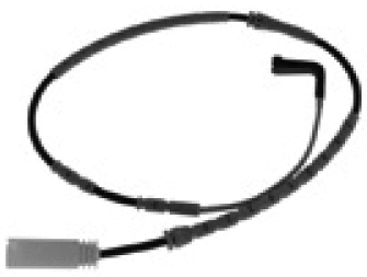 Warning Contact, brake pad wear (17-2040)