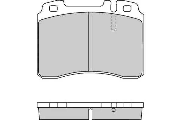 Brake Pad Set, disc brake (12-0709)