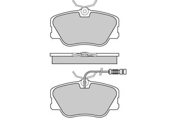 Brake Pad Set, disc brake (12-0485)