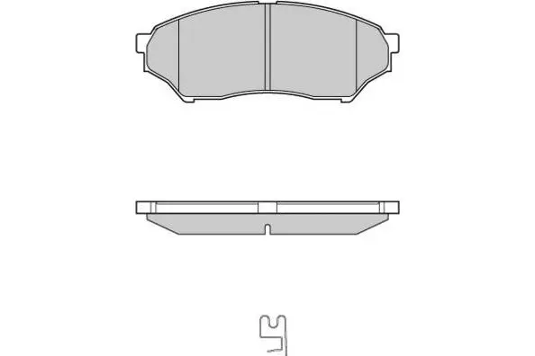 Brake Pad Set, disc brake (12-1036)