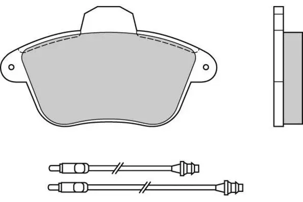 Brake Pad Set, disc brake (12-0522)