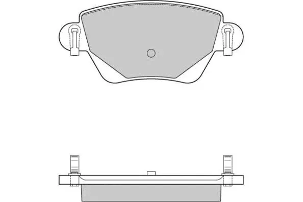 Brake Pad Set, disc brake (12-0927)