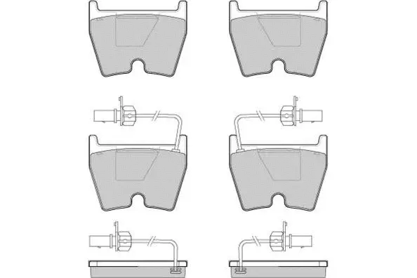 Brake Pad Set, disc brake (12-1114)