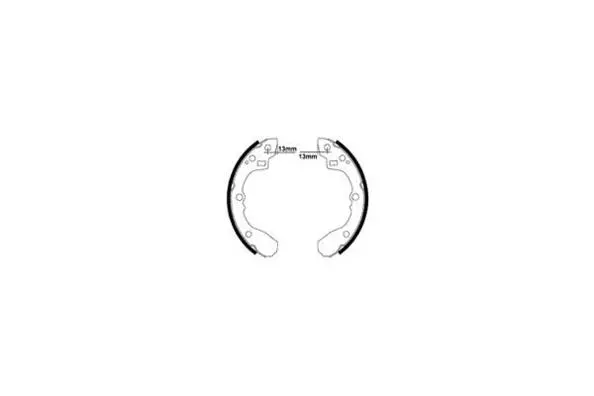 Brake Shoe Set (09-0615)
