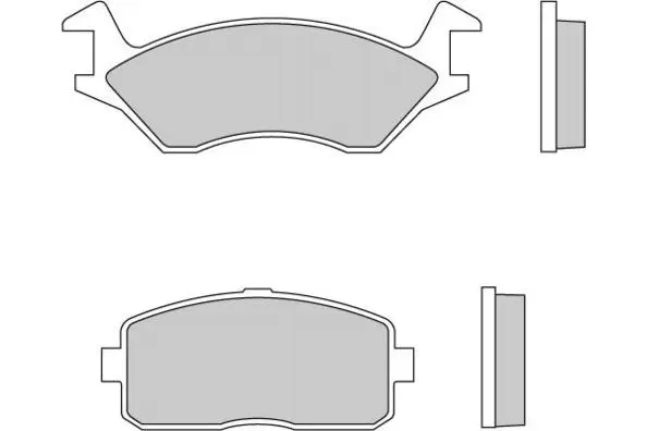 Brake Pad Set, disc brake (12-0189)