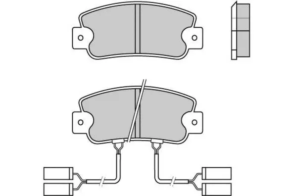 Brake Pad Set, disc brake (12-0336)