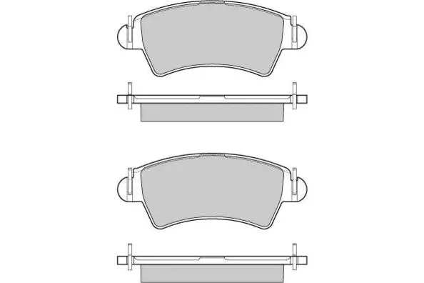 Brake Pad Set, disc brake (12-0879)