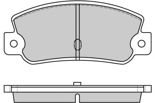 Brake Pad Set, disc brake (12-0212)