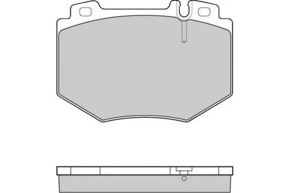 Brake Pad Set, disc brake (12-1166)