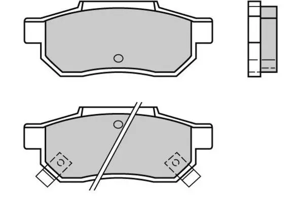 Brake Pad Set, disc brake (12-0396)