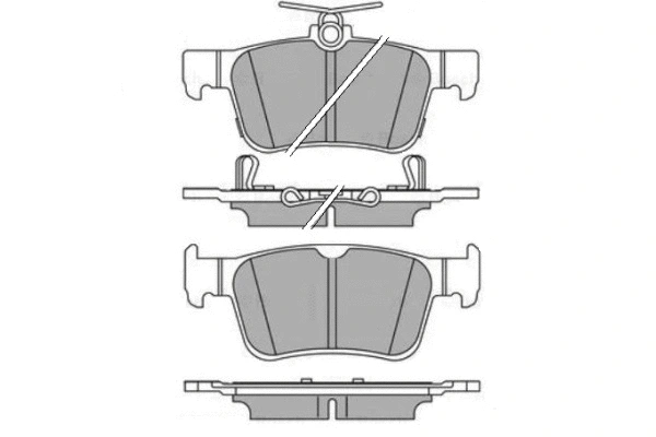 Brake Pad Set, disc brake (12-1763)