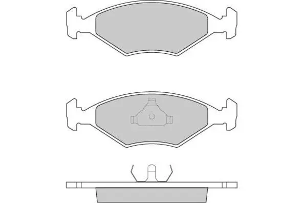 Brake Pad Set, disc brake (12-0822)