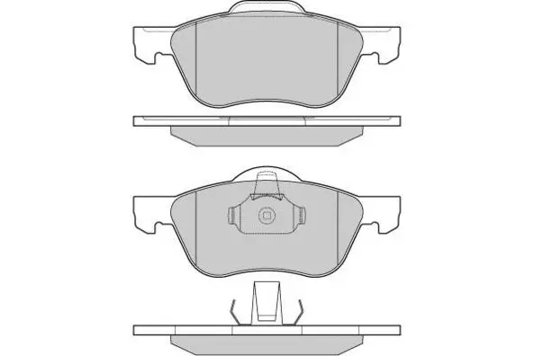 Brake Pad Set, disc brake (12-1048)