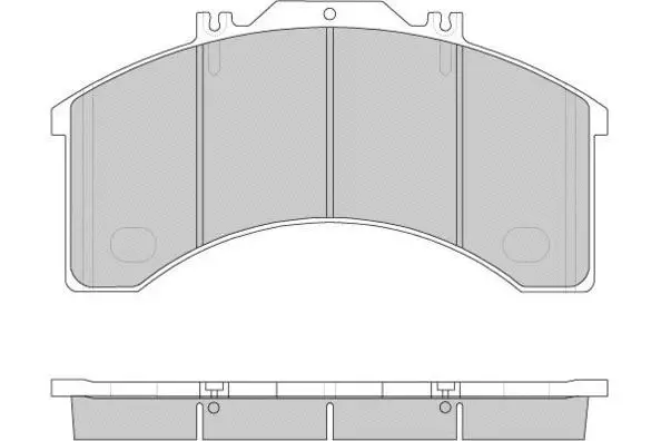 Brake Pad Set, disc brake (12-5252)