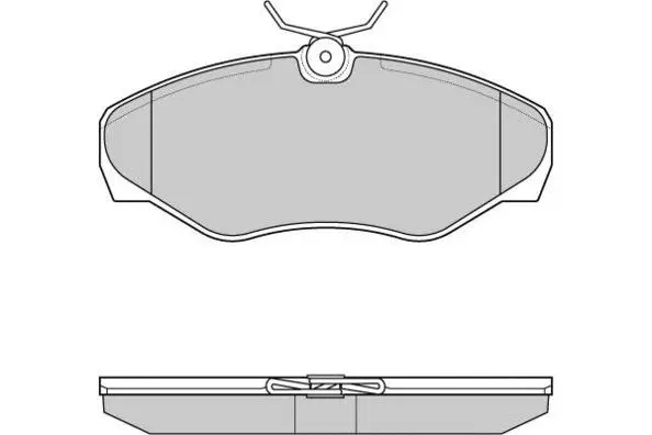 Brake Pad Set, disc brake (12-1012)