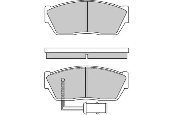Brake Pad Set, disc brake (12-0355)