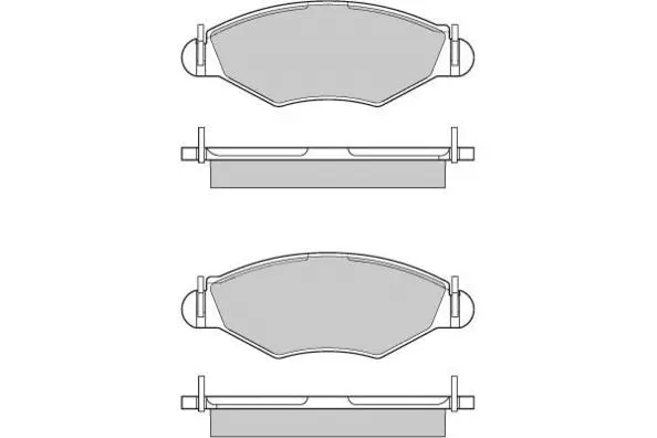 Brake Pad Set, disc brake (12-0847)