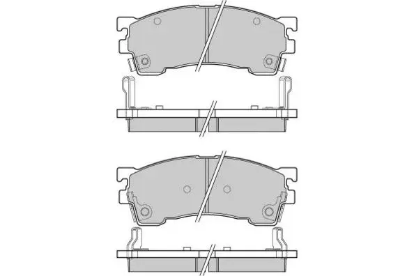 Brake Pad Set, disc brake (12-0622)