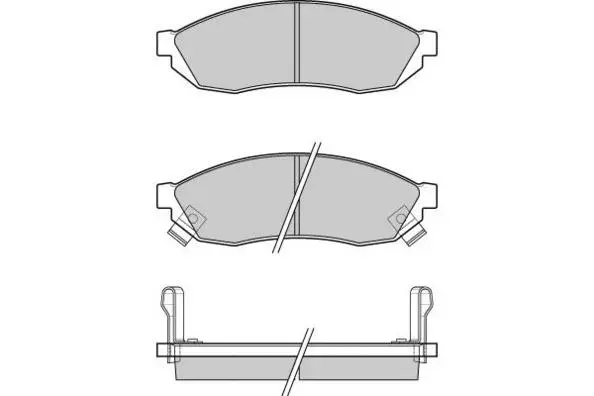 Brake Pad Set, disc brake (12-0290)