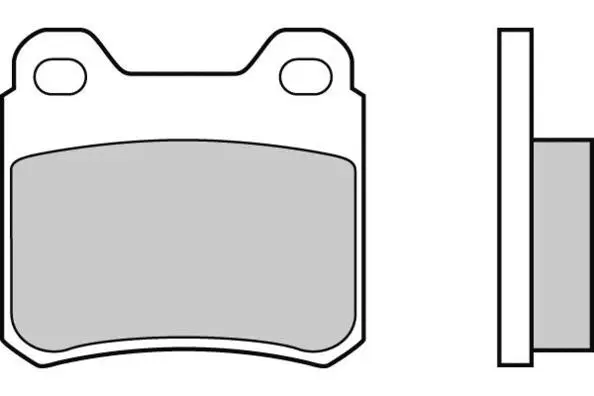 Brake Pad Set, disc brake (12-0507)