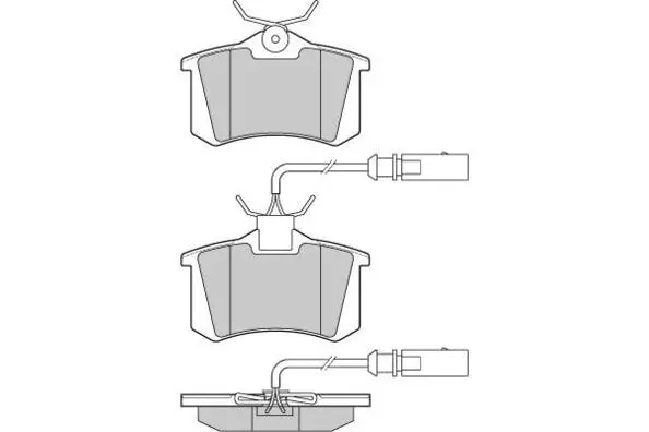 Brake Pad Set, disc brake (12-0982)