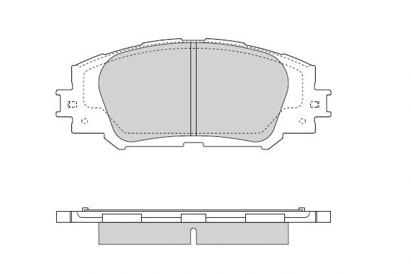Brake Pad Set, disc brake (12-1564)