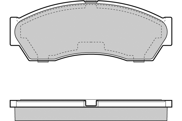 Brake Pad Set, disc brake (12-1434)