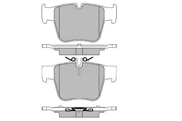 Brake Pad Set, disc brake (12-1728)