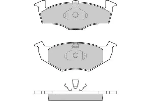 Brake Pad Set, disc brake (12-0682)