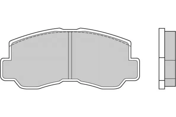 Brake Pad Set, disc brake (12-0508)