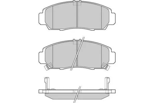 Brake Pad Set, disc brake (12-1083)