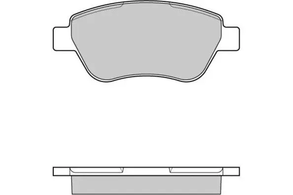 Brake Pad Set, disc brake (12-1040)